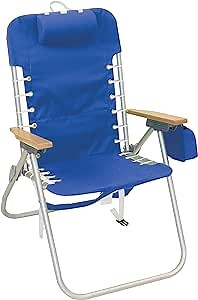Rio Beach Hi-Boy 17" Suspension Folding Backpack Beach Chair