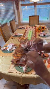 Another beautiful way to decorate your table #falldecor #tablescape #falltablescape | Nadia's Crafty Corner