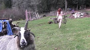 Evil lesbian witch tortures their female working slaves at her country estate