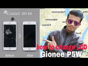#technicalbaishya How to folder LCD screen repair Gionee P5W || technical Baishya