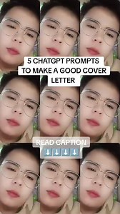 Here are 5 effective ChatGPT prompts for crafting a cover letter, tailored to different scenarios: 1. General Cover Letter Prompt: Write a cover letter for the position of [Job Title] at [Company Name]. I have [Number] years of experience in [Relevant Field] and possess skills in [List of Relevant Skills]. Use a professional and engaging tone, highlighting my achievements and how my skills align with the job requirements. Make sure to mention my passion for [Company/Industry] and my eagerness to