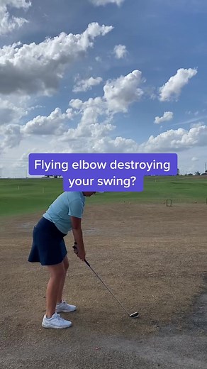 15K views · 108 reactions | How does this help? Read below ⬇️When your arms and body get disconnected its hard to create a consistent swing.This drill will help you feel external shoulder rotation which cures flying trail elbow. Try to bring the same feel across to your swing. #golf #golfer #golfing #golftips #golftip #golfreel #golfreels #golflife #golfswing #slice #driver #golfdrills #florida #orlando #pga #lpga | Megan Johnston Golf | Facebook