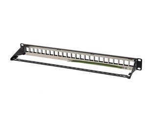 [Hot Item] 24 Port 1u Rack Mount Patch Panel Universal Wiring Patch Panel for Office Home Network