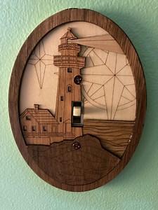 Couvercle d'interrupteur de phare - Art en bois stratifié ignifuge - Etsy France