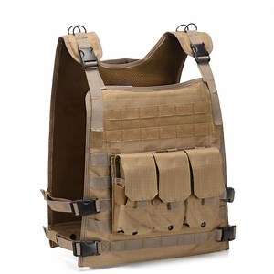 [Hot Item] Ultra Safe Coyote Brown Molle Armor Plate Carrier Vest