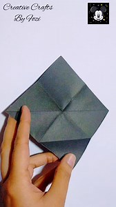 How to fold a Mickey Mouse bookmark 😁 #origami #origamicraft #papercraft #cornerbookmark #diy | Fouzia Shahid