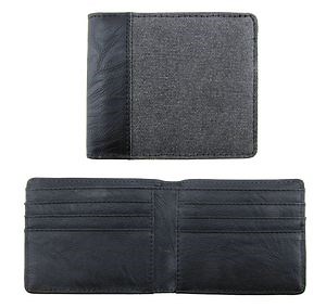 [Hot Item] Fashion Accessories Man Wallet Fabric and PU Leather