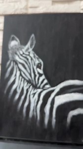 Black&white - Zebra Painting - Etsy Canada