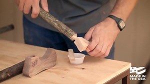 Brazos 37" Free Form Iron Bamboo Lightweight Walking Cane, Natural, Made in the USA