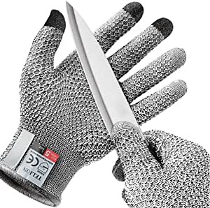 Cut Resistant Gloves, Medium, Spandex, Level 5