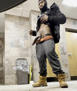 *EXHIBITIONIST* cums in public bathroom - ThisVid.com