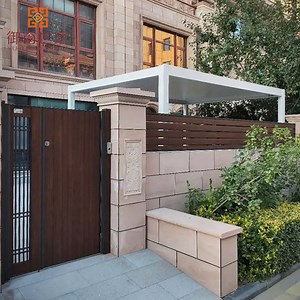 [Hot Item] Make in China Easy to Assemble Sectional Garage Rolling Aluminum Front Gate