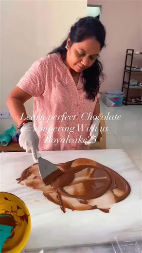 2.5K views | Learn Perfect Chocolate Tempering with us ,#chocolate #tempering #chocolateworkshop #likeforfollow #chocolatelover❤️ #reels | Royal Cake 25 | Facebook