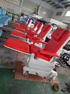 [Hot Item] Durable Hospital Medical Equipment Patient Mobile Manual Control Donation Collection Blood Chair