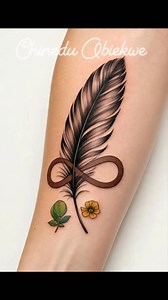 Amazing feather 🪶 and infinity tattoo design ideas #tatooideas #goviralpost #trendingreel | Chinedu Obiekwe