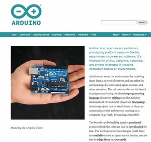 New web design for Arduino.cc site
