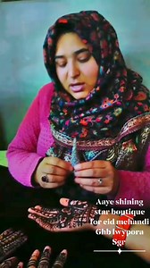 2.6K views · 38 reactions | Aaye apni eid ki mehandi ham se lagwayin eid Mubarak ll Allah ap ki rozoon ko qabool kare #eidmubarak2024 #eidmiladunnabi #chandmubarak2024 | Shining Star Boutiquee | Facebook