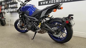Upon its introduction in 2014, the MT-09 instantly became one of the most acclaimed motorcycles on the market. Powered by an exciting 847 cc three-cylinder engine, the popular naked sport roadster features fully adjustable suspension, three riding modes, traction control, slipper clutch, standard ABS and aggressive "twin eye" LED headlights. Experience the thrill of riding every time you hit the road. | VOS Motors | Facebook