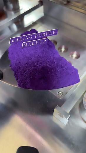 Pressing Flighty singles for our 🦇 inspired palette - Flight Club. 💪🏻 | Menagerie Cosmetics LLC