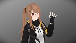 GirlsFrontline - Ump9 - 3D model by veniacstor