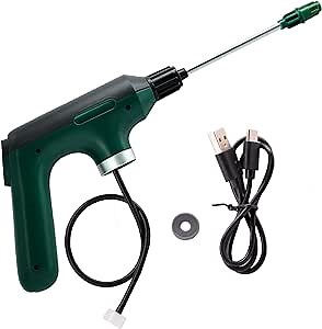 DTRK Electric Spray Automatic Plant Mister Spray with 3 Adjustable Spray Modes, USB Rechargeable Plant Mister Spray Portable Garden Sprayer for Plants, Household Cleaning, Fertilizing(No Bottle)