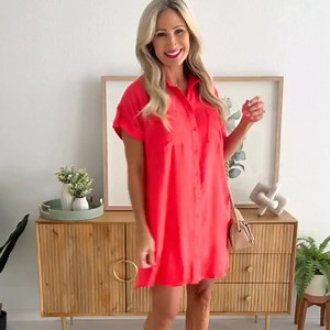 This summer must-have is flying off our racks for good reason! ✨ The Drop Shoulder Button Up Dress is the perfect throw-on-and-go piece that works for everything from coffee runs to date night! Available in 14 gorgeous summer colors ✨ 10% off for new customers with code: NEW10  FREE shipping on all orders! Which color are you grabbing? Shop now! | The 308 Boutique • www.the308boutique.com | Facebook