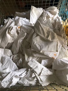 [Hot Item] Industrial Cleaning Bed Sheets Cut White Rag Cotton Cloth Wiping Waste Rags Factory Supply White Cotton Cleaning Rags for Machine Oil Dust Cleaning