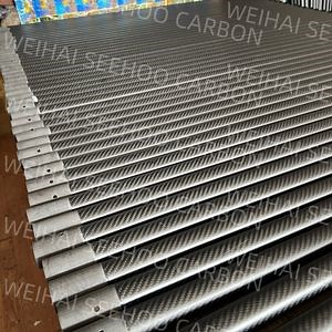 [Hot Item] Water Fed Telescopic Clamp Lock Carbon Fiber Telescopic Pole