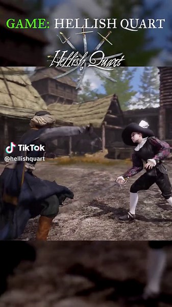 Hellish Quart - Nimcha vs Rapier. #hellishquart is a super-realistic, physics based 3D sword fighting game for PC (Steam). Click the link to the Steam Page in the bio! #fightinggamescommunity #fightinggame #videogames #games #gamer #gaming #sword #fight #PC #gameplay #indie