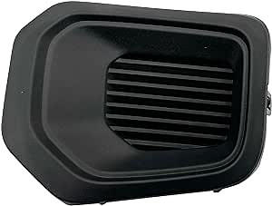 Fog Light Cover For 2016-2021 Toyota Tacoma Black Front Left Driver side Bumper Insert Bezel trim 5212804040 TO1038186 LH Opening cover | Without fog light hole