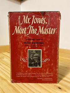 Mr Jones, treffen Sie den Meister: Sermons und Gebete von Peter Marshall, Kaplan Der US-Senat (1947-1948) seltenes Vintage Buch (1949)