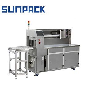 [Hot Item] Sunpack Label Banding Machine Heat Sealing Plastic Band Bundle Srapping Machine