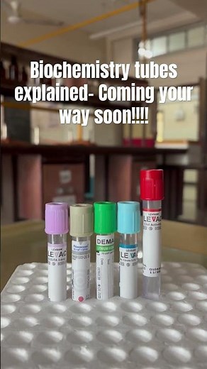 🎨 Red, Blue , Green…What do they really mean? Stay tuned!! #Vacutainers #Biochemistry #Medicine 💉
