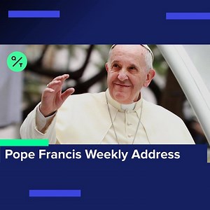 12 reactions | “Not screen to screen but face to face — this is beautiful." Pope Francis gave his first weekly address to an audience at the Vatican in 6 months | Bloomberg Originals | Facebook