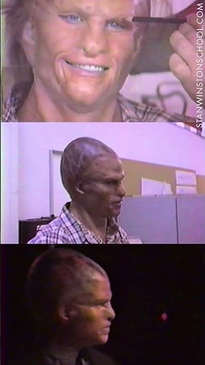 Alien Nation (1988) Behind the Scenes: Prosthetic Makeup Application and Testing #shorts