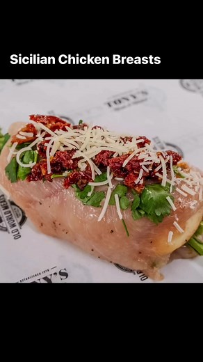 Our Sicilian Chicken Breasts are available in our fresh meat case and on sale this week through Jan. 24. | Tony's Meats and Market