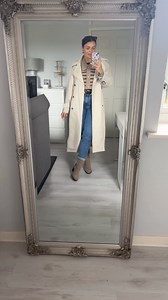 1.2K views | ☔️ Erika is Modelling a Size 10 (Usually Wears a 10-12) Plenty of Room! ☔️Fully Lined, Ex Next! ☔️ £40 ☔️ https://janesstall.co.uk/product/beige-lined-shower-proof-trench/ pc 1103 Only Sizes 12, 14, 18, 20 Now Available | Janes Stall | Facebook