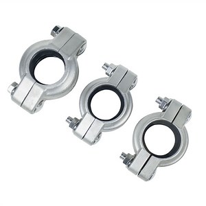 [Hot Item] 304 Stainless Steel Groove Clamp, Beilin Fire Sewage Treatment, Haff Joint Clamp, Double Bolt Clamp Water Purifier