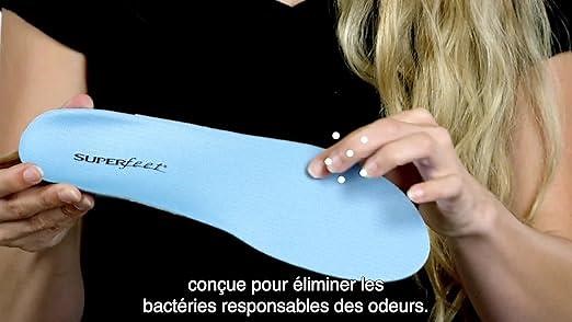 superfeet unisex adult Blue Full Length Shoe Care Kit, Blue, B 4.5 -6 US Womens 2.5 - 4 US Juniors