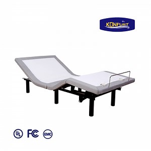 [Hot Item] Modern Bedroom Furniture Adjustable Electric Massage Bed Mattress Foundation