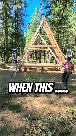 Off-Grid A-frame Cabin Build #diy #offgridcabinbuild #aframe #offgridcabin