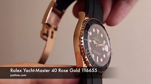 #MondayMotivation: 1. know what you want. 2. work hard to get it. 3. enjoy the benefits. The Rolex Yacht-Master 40 Rose Gold 116655 is the ultimate reward. | JazTime Watches