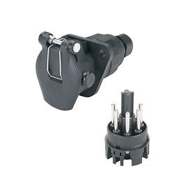 [Hot Item] 24V Trailer Electrical Socket Screw Type Female Pin Trailer Socket