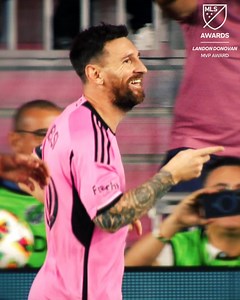 256K views · 10K reactions | Inter Miami may not have made the MLS Cup final, but that didn't stop Lionel Messi being the MVP 﫡✨ Major League Soccer (MLS) | Onefootball | Facebook