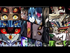 How to draw Demon eye easy drawing Demon Slayer anime eye drawing