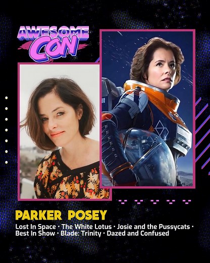 97K views · 905 reactions | ⭐ GUEST ANNOUNCEMENT ⭐ Parker Posey from Lost In Space, Josie and the Pussycats, Blade: Trinity, Dazed and Confused, The White Lotus, Scream 3, and more is coming to Awesome Con in March! She will appear on both Saturday, and Sunday. ️ Buy badges >> awesome-con.com/badges ⭐ View Guests >> awesome-con.com/guest Awesome Con takes place March 13-15, 2026, at the Walter E. Washington Convention Center in Washington DC. | Awesome Con | Facebook