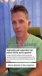 nearly 80,000 people studied, vegans had a 24% lower overall risk of cancer, while vegetarians reduced their risk by 12%. . Good news for millennials: for younger vegans the benefits were even bigger - prostate cancer risk cut by 43%, breast cancer down by 31%. . The reductions observed were impressive: - Colorectal cancer: 21% lower risk (vegetarians) - Stomach cancer: 45% lower risk (vegetarians) - Lymphomas: 25% lower risk (vegetarians); 56% lower in older vegans - Prostate cancer (younger ve