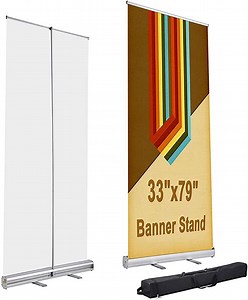 [Hot Item] Venta Caliente Estándar 80 X 200 Banner Publicitario Retráctil Desplegable