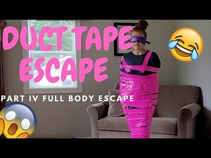 DUCT TAPE ESCAPE CHALLENGE FULL BODY (GIRLFRIEND EDITION)