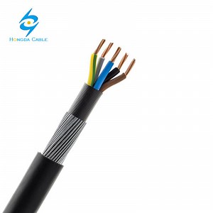[Hot Item] Copper XLPE PVC Insulation 25mm 35mm 50mm 5 Core Steel Wire Armoured Swa Electrical Cable